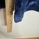 Cute flare leg tie dye cord textured wide leg bell bottom pants size small Blue Photo 6