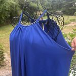 NAIF sleeveless halter style blouse Blue Size L Photo 2