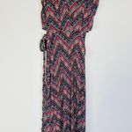 Misa  Chevron Wrap Maxi Dress size medium Photo 0