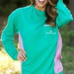 Lauren James Green & Pink Sweatshirt  Photo 0