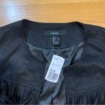 Forever 21  Boho Western Wear Hippie Fringe Cropped Jacket Black Women's Large Photo 4