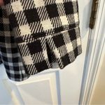 Talbots Sabrina Top With Audrey Neckline Black White Gingham Check Knit Top LP Photo 7
