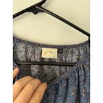 Love Olive CO Size‎ Medium Blue Floral Peasant Ruffle Sleeve Photo 8