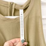 Lululemon Mesh Overlay High-Neck Dress Bronze Green Photo 4