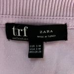 ZARA Sweatshirt Women Small Medium Violet Purple TRF Collection Dolman Oversized Photo 6