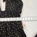 AQUA  Halter Jumpsuit Black Gold Polka‎ Dot Bloomingdales Exclusive XS Photo 3