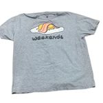 Sanrio Gudetama "Weekends" Graphic T Photo 2