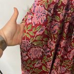 New Eddy GAVIN FRINGE MINI DRESS in RED/BLUSH FLORAL PRINT sz S Red Photo 10