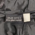 Chia Edgy Vintage Y2K Black Leather & Lace Tiered Ruffle Mini Skirt S TINY FLAW Photo 6