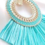 Free People New! FP Amber Raffia Earrings Photo 2