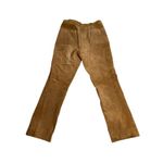 Willi Smith Vintage Women's Pants Beige Leather size 10 western 70's lattice Photo 2