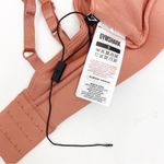 Gymshark NEW Laser Cut Strappy Sports Bra Deep Blush Pink Terracotta Photo 12