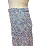 Trina Turk  Crochet Maxi Skirt Purple‎ Rainbow Multi Size US 6 Photo 5