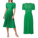 LK Bennett  Avalon Pleated Green Dress Photo 1