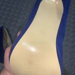 Charles Albert Royal blue velvet heels Photo 1
