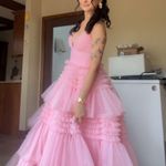 Sherri Hill  Prom Dress Pink glitter  Photo 4