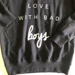 Bershka  “Only Fall In Love With Bad Boys” Sweater Photo 4