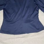 Dress Barn | Navy Blue Military Style Blazer | Large Photo 7