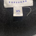 Popsugar Black & White Stripped Hooded Cardigan Photo 2