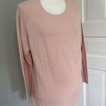 MM. LAFLEUR Pink Tencel Blend Long Sleeve Pullover Sweater Size Medium Photo 0