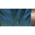 Happily Grey Bodysuit Womens Large Blue Ribbed Sleeveless High Neck Stretch Photo 6