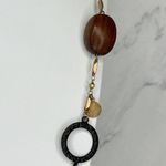 Chico's Chunky Mixed Media Beaded Statement Necklace Gold Tone β¨ Photo 8