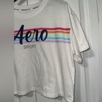 Aeropostale Sport Lightweight Soft Cropped T Shirt L NWOT Photo 3
