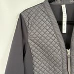 Lululemon athetica Black Cardigan & Again winter Quilted Zip Up Jacket size 8 Photo 4