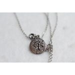 Source Unknown My Family My Love Inspirational Silver Tone Single Strand Link Chain Necklace Photo 2