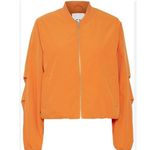 ICHI IHELISO JA Bomber Jacket size 38 Orange Full zip Size L Photo 0