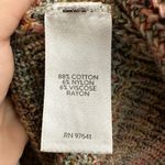 J.Jill  Marled Knit V Neck Sweater Rainbow Multicolor Women's Large Pullover Photo 6