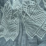 JONATHAN SIMKHAI pleated lattice linen romper in slate gray silk lining size 0 Photo 2