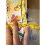 Lilly Pulitzer LILLY PULITIZER Pink White Green Floral Print Crochet Patchwork Skirt Size 14 Photo 8