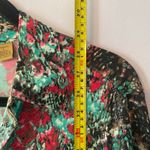 Wrangler NWT  Pink Blue Deadstock Shimmer Snakeskin Button Down Women size Large Photo 9