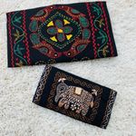 Bird & Elephant Embroidery (2) Set Small Clutch Wallet Photo 3