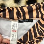 Nasty Gal  Animal Print High Leg Bikini Bottoms 6 NWT Photo 4