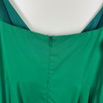 Lovers + Friends  Orchid‎ Dress Women's Large Green Wrap Cocktail Party V-Neck Photo 3
