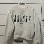 MOUSSY Sweat Crewneck Sweatshirt White Photo 1