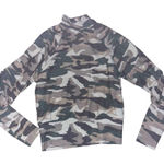 Maeve  by Anthropologie XS Camo Balloon Sleeve Soft Turtleneck Sweatshirt Sweater Photo 0