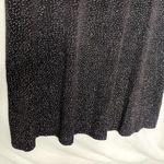 Vintage Ultra Dress New York Sleeveless Glitter Mini Shift Knit Dress Black Size M Photo 5