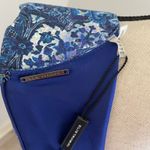 Elie Tahari Emory Dress Size 10 Blue White Bora Bora Multi Sheath Elegant Mature Photo 6