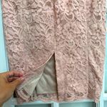 EXPRESS Light Blush Pink Floral Lace Pencil Skirt Lined Size 00 XXS NWT Photo 5