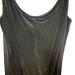 Set Late Edition Vintage Sleeveless Fit Flare Sparkle Dress and Shawl Womens 8 Black Photo 8