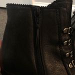 Stuart Weitzman Black Leather Combat Heeled Boots Photo 4