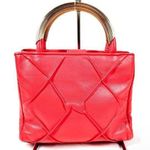 Fendi  Pasta Red Leather Mini Handbag EUC Photo 0
