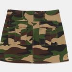 ZARA NWT  cargo mini skirt camouflage Large Photo 2