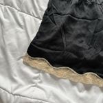 Lands' End Vintage Y2K Womens Large Brat Tank Top Cami Black Lace Fairy 100% Silk Babydoll Photo 1