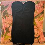 easel y2k black strapless bodycon cut out cinched tube mini dress with padding Photo 5