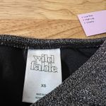 Wild Fable  Women's Black Lurex High Leg Bikini Bottom - Size XS - NWT Photo 1