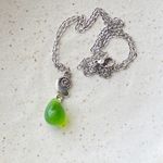 Handmade spiral seashell ammonite & Czech glass teardrop bead funky boho fairy style necklace🌀 Photo 8